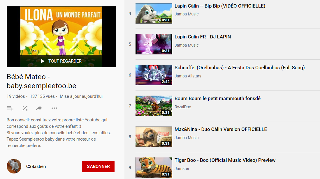 Playlists Youtube